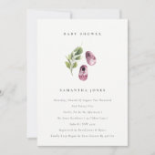 Chaussures rose mignonne Foliage fille Invitation (Devant)
