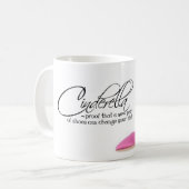 Chaussures roses d'or de Cendrillon de tasse de (Devant gauche)