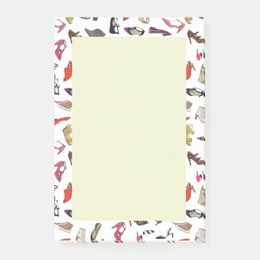 Chaussures tendance Post-it notes (Devant)