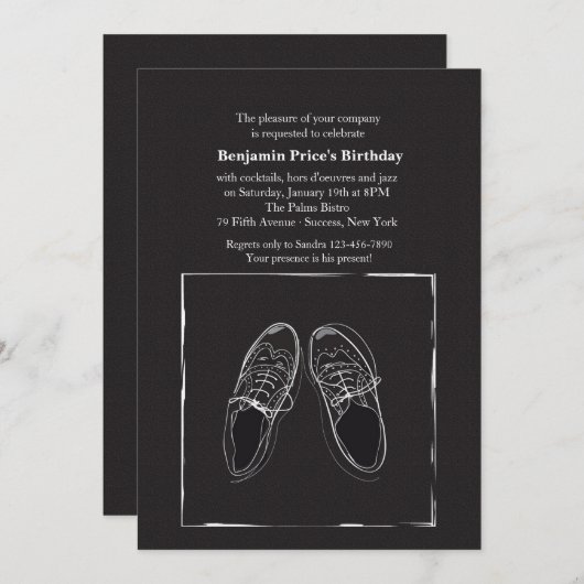 Chaussures vestimentaires Invitation hommes (Devant / Derrière)