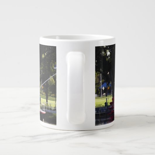 Chautauqua Belle op het Chautauqua-meer Jumbo Mok (Achterkant)