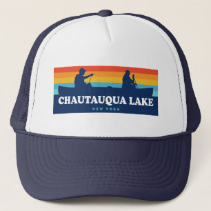 Chautauqua Lake New York Canoe Trucker Pet
