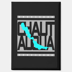 Chautauqua Lake New York Nautische Kaart Magneet