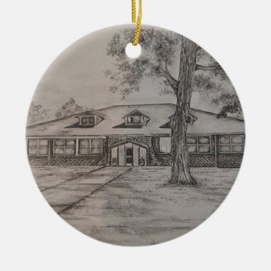 Chautauqua Park Pavillion Ornament (Voorkant)
