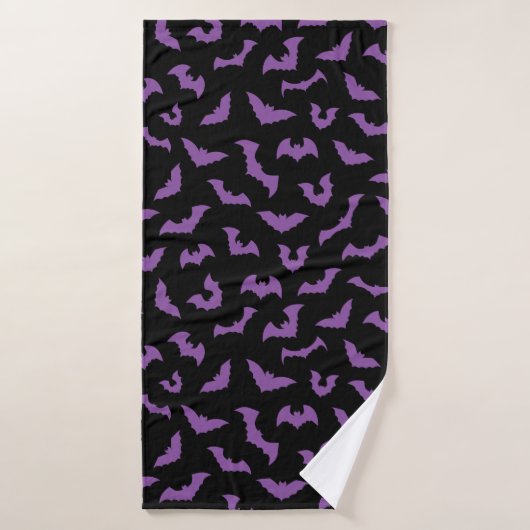 Chauve-chauve-souris noire (Serviette de bain)