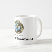 Chauve est la belle tasse de café d'Eagle chauve (Devant droit)