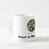 Chauve est la belle tasse de café d'Eagle chauve (Devant gauche)