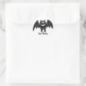 Chauve-souris noire, Juste Batty autocollant (Sac)