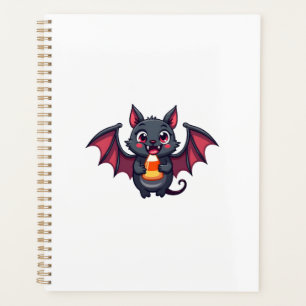 Chauve-souris vampire avec bonbons � T-shirt Hallo