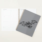Chauve-souris vampire maléfique Kawaii effrayant (Devant avec enveloppe)