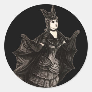 Chauve-souris victorienne - Autocollant #2 (Person