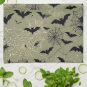 Chauves-souris, araignées et Webs Design Serviette (Plié)