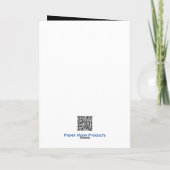 Chauves-souris au clair de lune Carte de voeux pli (Dos)