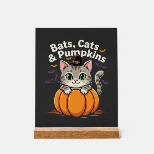 Chauves-souris de Halloween Chats et Citrouilles C