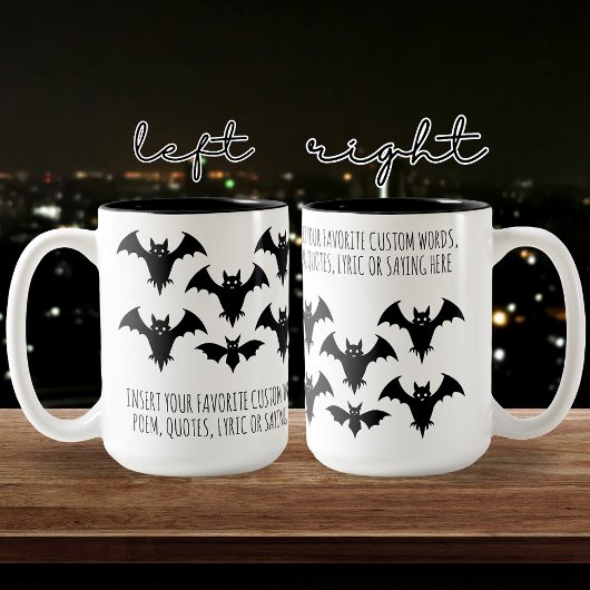Chauves-souris déplaisantes - Mug saisonnière pers