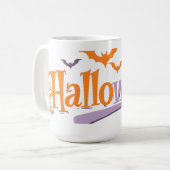 Chauves-souris d'Halloween et Mug Citrouille (Devant gauche)