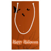 Chauves-souris et arbres d'Halloween - Petit sac c (Dos)