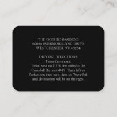 Chauves-souris gothiques Gris Noir Halloween Carte (Dos)