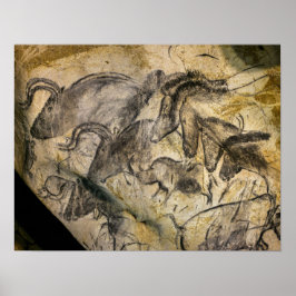 Chauvet Cave in Vallon Pont d'Arc Poster