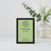 Chaux élégante et carte noire de profil de (Debout devant)