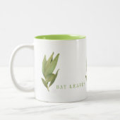 Chaux FEUILLES de LIME FRAÎCHE Mug à deux tons (Gauche)