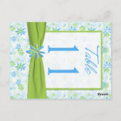 Chaux recto, Bleu, Numéro de table blanche (Dos)