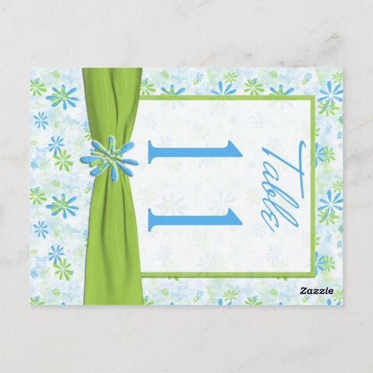 Chaux recto, Bleu, Numéro de table blanche (Dos)