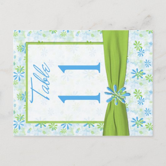 Chaux recto, Bleu, Numéro de table blanche (Devant)