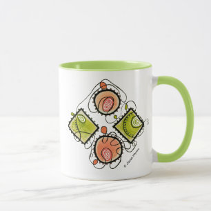 Chaux tasse Tasse-Aléatoire combinée de 11