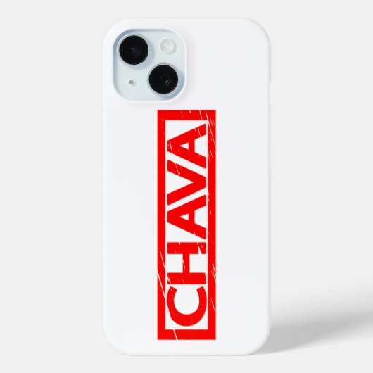 Chava Stamp Case-Mate iPhone Case (Achterkant)