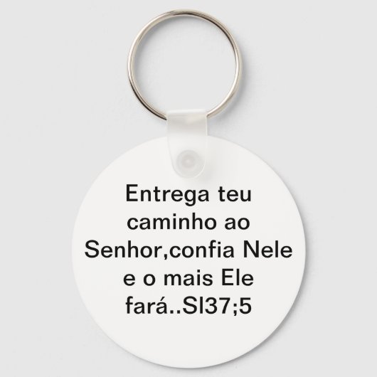 chaveirinho c versiculo biblico sleutelhanger (Voorkant)