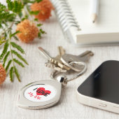 Chaveiro de Metal Eu amo minha esposa Sleutelhanger (Zijkant)