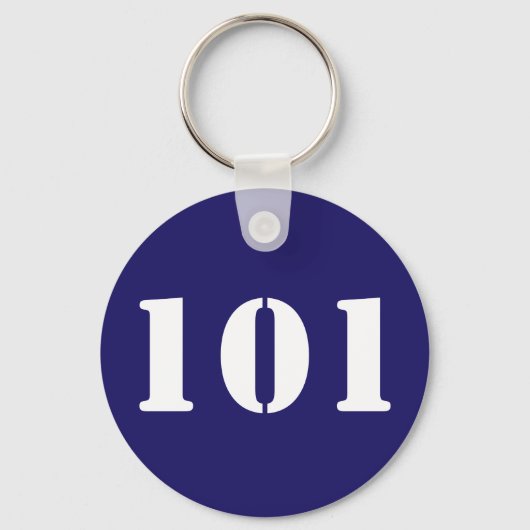 Chaveiro Numerado Sleutelhanger (Voorkant)