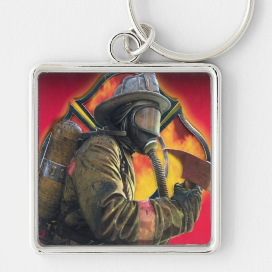 Chaveiro premium Bombeiro. Sleutelhanger (Voorkant)