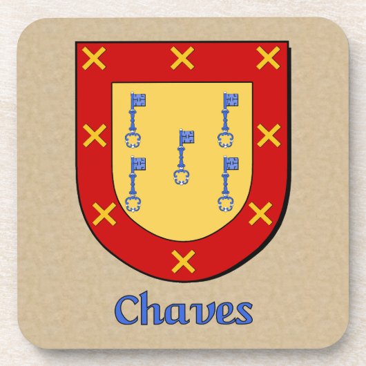 Chaves Family Shield Onderzetter (Voorkant)