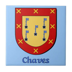Chaves Family Shield Tegeltje