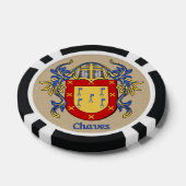 Chaves Heraldic Arms Pokerchips (Enkel)