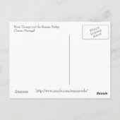 Chaves, Portugal Briefkaart (Achterkant)