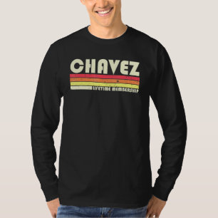 Chavez Surname Retro 80-90-jarige Reun T-shirt