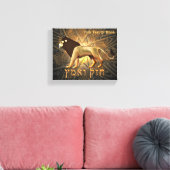 Chazak Ve'ematz Canvas Afdruk (Insitu (Woonkamer))