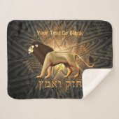 Chazak Ve'ematz Sherpa Deken (Voorkant (horizontaal))