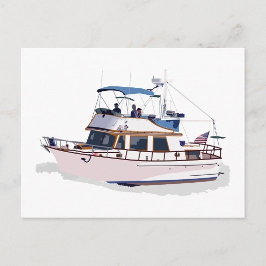 CHB DIESEL TRAWLER BRIEFKAART (Voorkant)