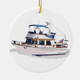 CHB DIESEL TRAWLER KERAMISCH ORNAMENT