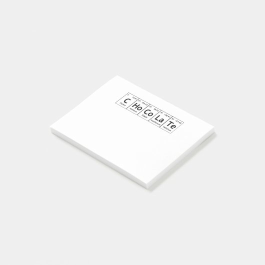 CHCoLaThe Science Periodic Table Words Elements Post-it® Notes (Schuin)