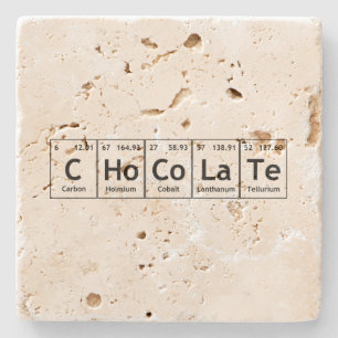 CHCoLaThe Science Periodic Table Words Elements Stenen Onderzetter