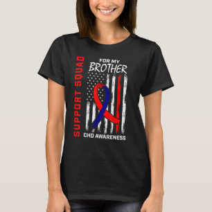 CHD Awareness Brother Heart Disease Support Squad T-shirt
