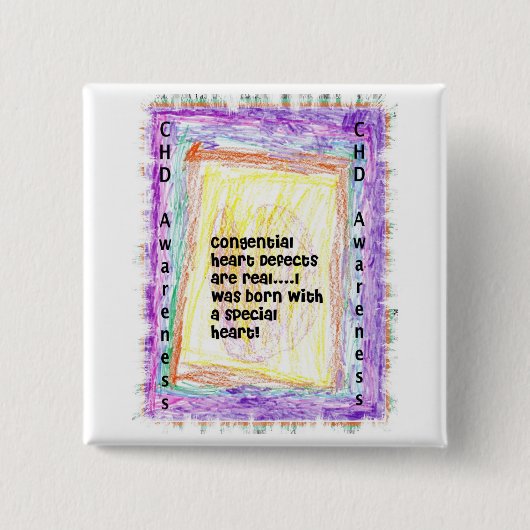 CHD Awareness Button (Voorkant)