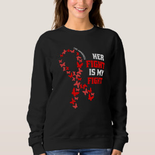 Chd Awareness Draag Red Haar gevecht is mijn gevec Trui