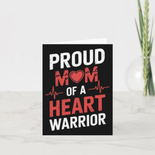 CHD Bewustzijn Hart Ziekte Mam Warrior Support Su Kaart