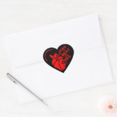 CHD Geboren om de kansen te verslaan Hart Sticker (Envelop)